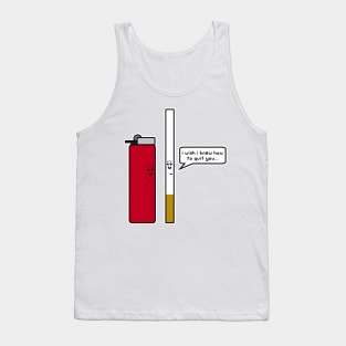 i wish i knew how to quit you Tank Top